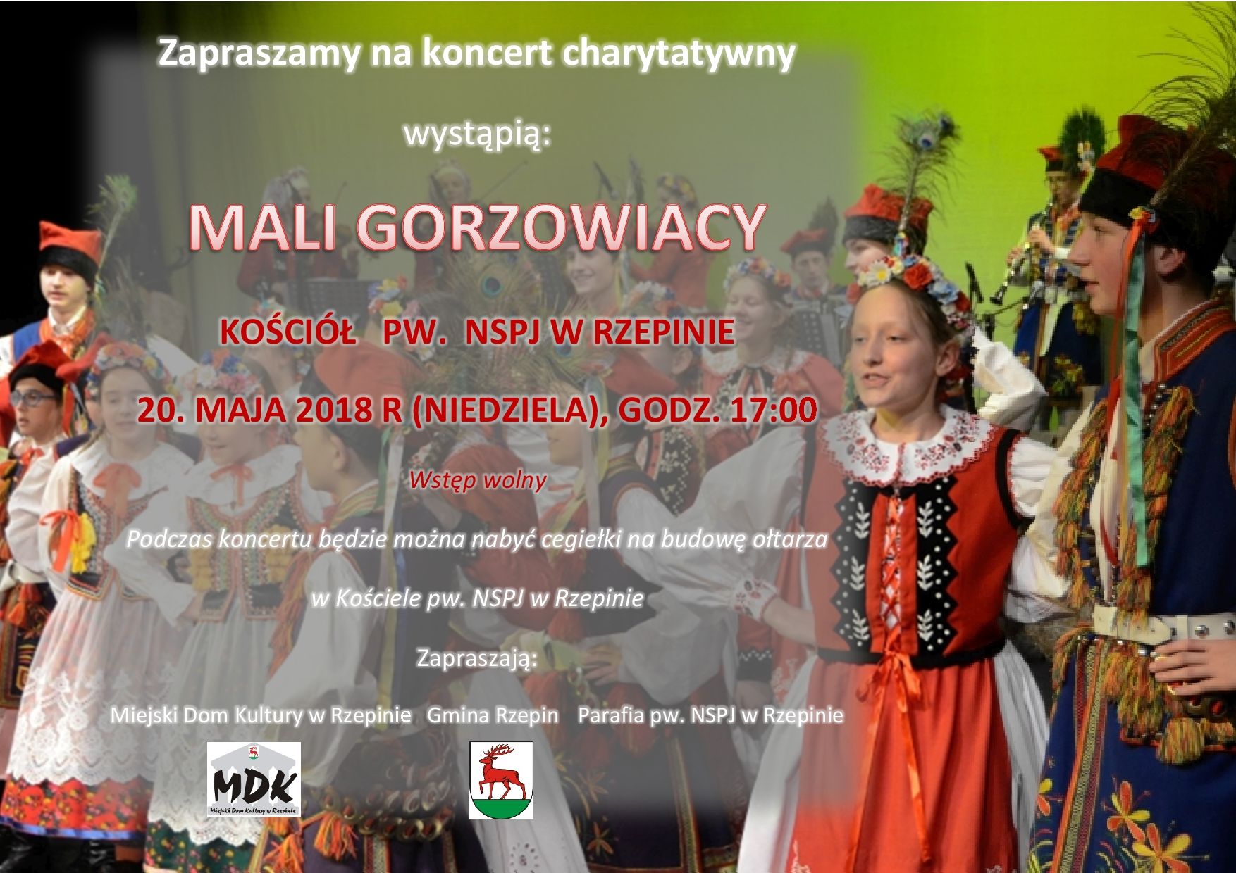 Ilustracja do informacji: Zapraszamy na koncert Małych Gorzowiaków!