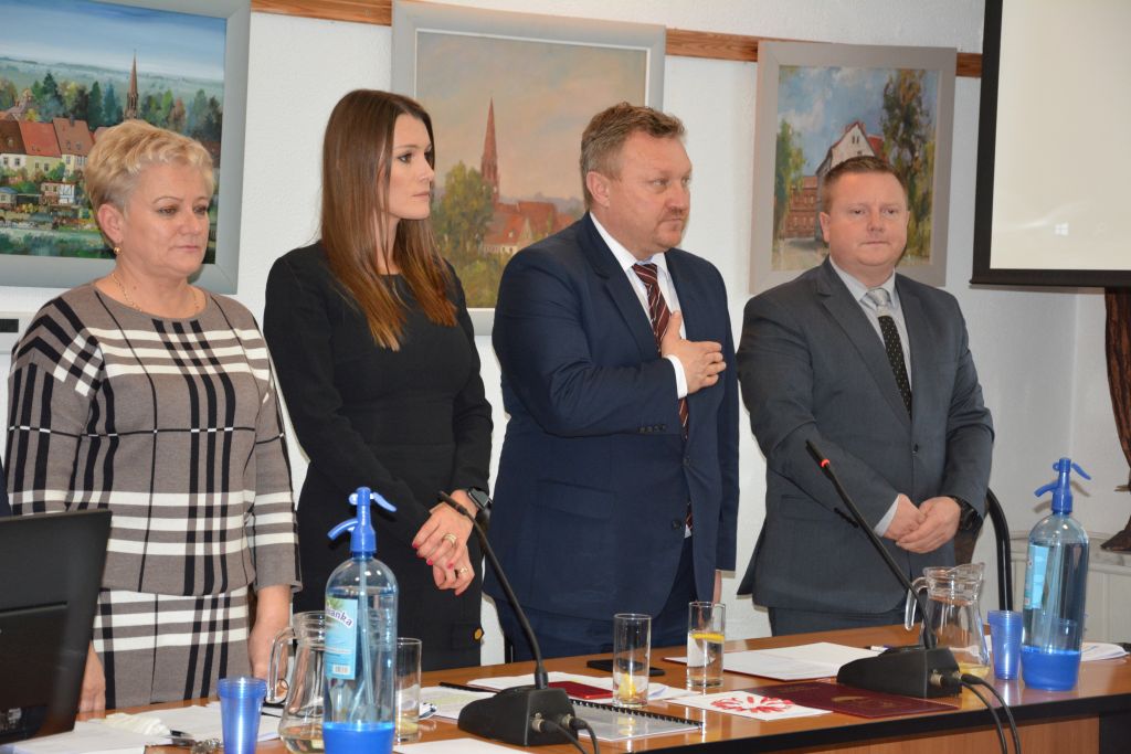 Ilustracja do informacji: Uroczysta sesja inauguracyjna Rady Miejskiej w Rzepinie 