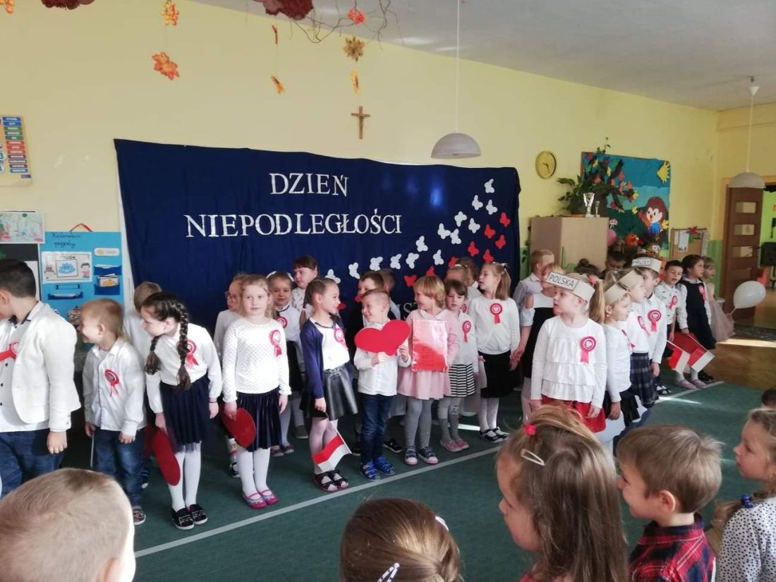 Ilustracja do informacji: Święto Niepodległości w Przedszkolu Samorządowym nr 2 w Rzepinie